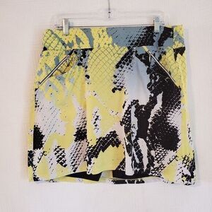 Jamie Sadock Skort Golf Pickleball Pockets Skirt XL Boa Print‎ Stretch  Airwear